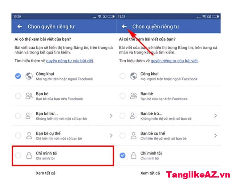 Cách để ảnh bìa chế độ Chỉ mình tôi trên Facebook đơn giản