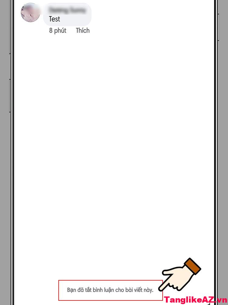 Kết quả sau khi tắt bình luận Cách ẩn, tắt bình luận trên Facebook cá nhân, bài đăng nhóm dễ dàng
