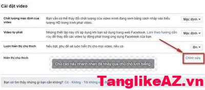 Cách bật tắt nhanh phụ đề video trên Facebook