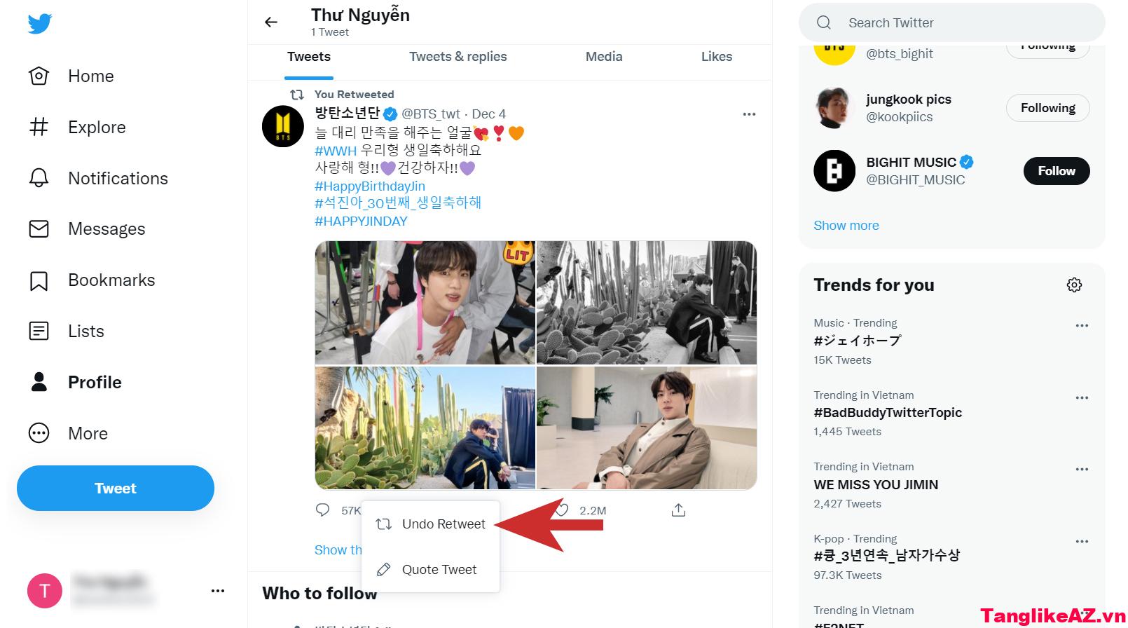 Tweet lại là gì? Cách retweet trên Twitter rất đơn giản