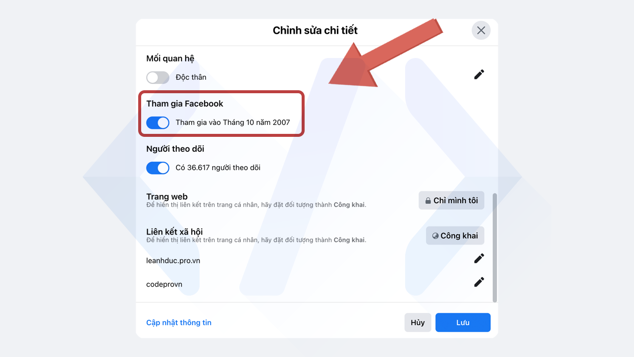 Cách xem ngày, tháng, năm tài khoản Facebook được tạo: 1 bước 2 Cách xem ngày tháng năm tạo tài khoản Facebook