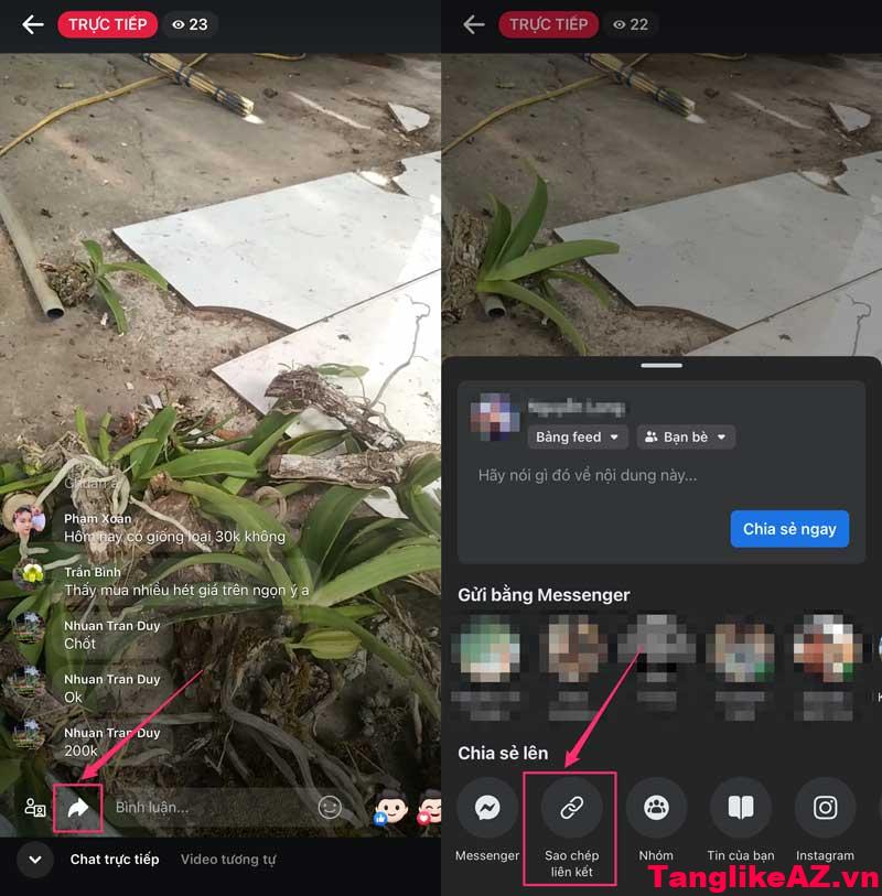 Cách lấy link live Facebook trên điện thoại, máy tính
